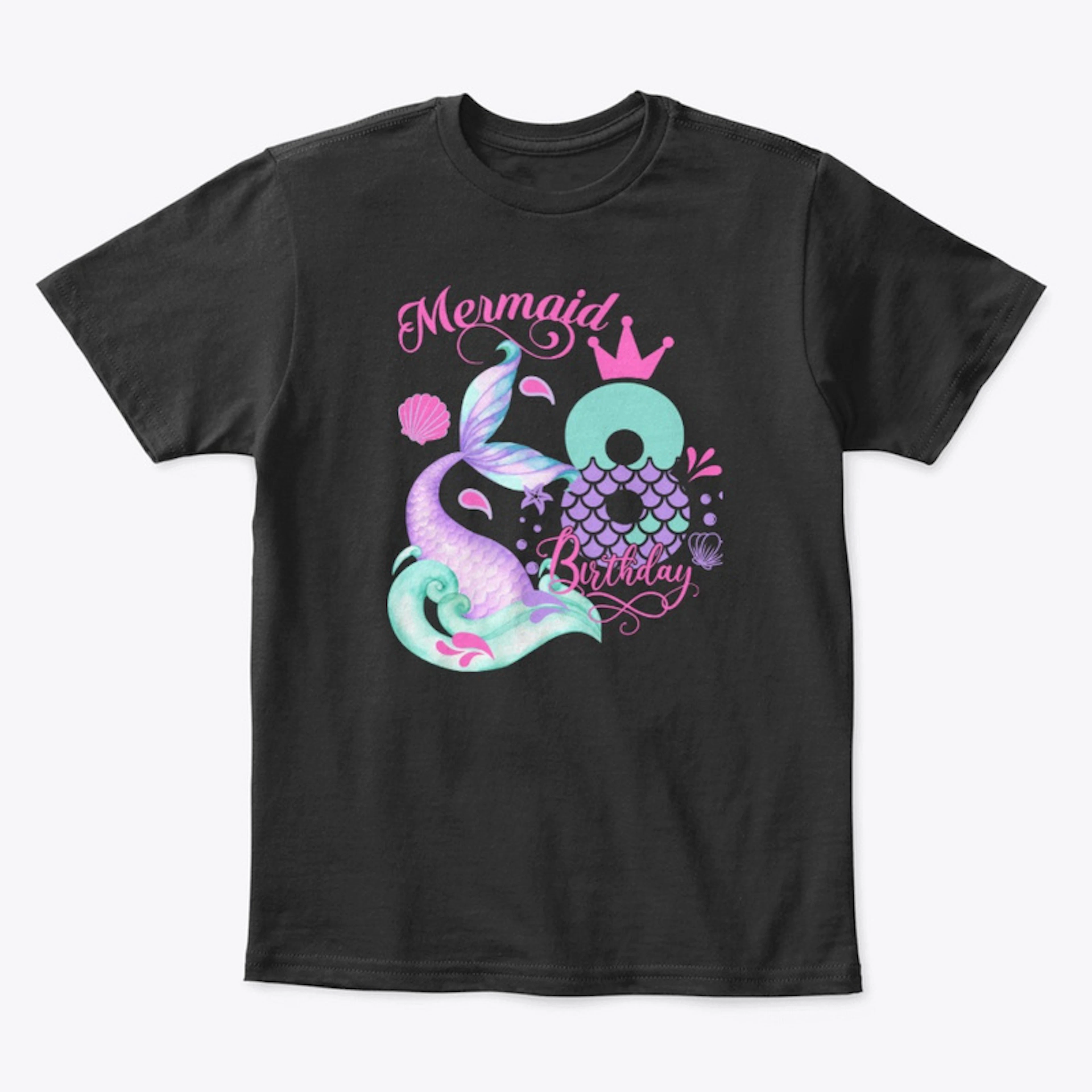 8th Birthday Mermaid Shirt